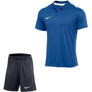 Nike Academy Pro 24 Polo Trainingsset Blauw Wit