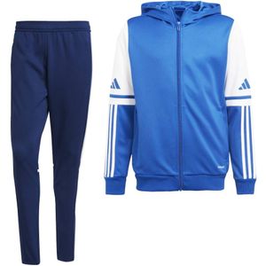 adidas Squadra 25 Hooded Trainingspak Full-Zip Kids Blauw Donkerblauw Wit