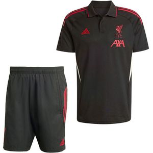 adidas Liverpool Polo Zomerset 2025-2026 Zwart Rood Wit