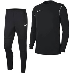 Nike Park 20 Crew Trainingspak Zwart Wit