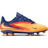 Nike - Phantom 6 Low Haaland Club - Voetbalschoenen - Donkerblauw Oranje Geel Rood