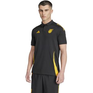 adidas Jamaica Polo 2024-2026 Zwart Geel