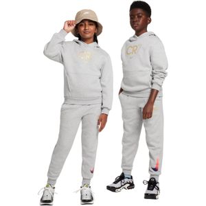 Nike CR7 Club Fleece Hoodie Trainingspak Kids Lichtgrijs Goud Blauw Roze