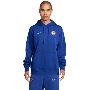 Nike Chelsea Club Hoodie 2024-2025 Blauw Lichtblauw Oranje