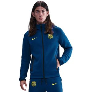 Nike FC Barcelona Tech Fleece Vest 2025-2026 Donkerblauw Geel