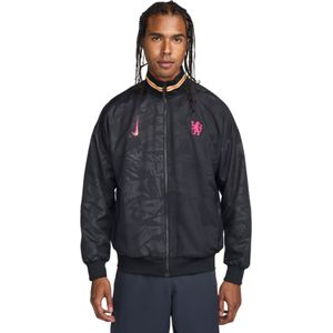 Nike Chelsea Anthem Trainingsjack 2024-2025 Zwart Geel Roze