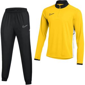 Nike Academy 25 Trainingspak 1/4-Zip Kids Geel Zwart Wit