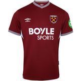 Umbro - West Ham United FC 2025/26 - Thuis Shirt - Rood - Heren