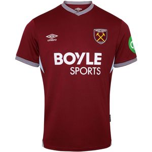 Umbro - West Ham United FC 2025/26 - Thuis Shirt - Rood - Heren
