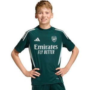 adidas Arsenal Trainingsshirt 2025-2026 Kids Donkergroen Grijs