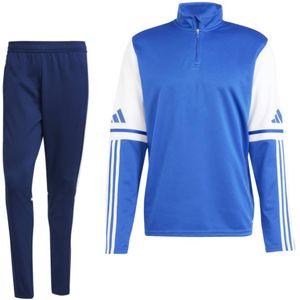 adidas Squadra 25 Trainingspak 1/4-Zip Blauw Donkerblauw Wit