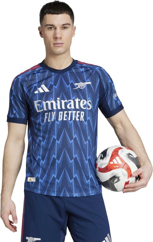 adidas - Arsenal Uitshirt Authentic 2025-2026 - Lichtblauw - Sportshirt