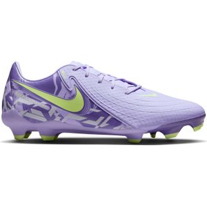 Nike Phantom GX II Academy Gras / Kunstgras Voetbalschoenen (MG) Lichtpaars Lichtgeel