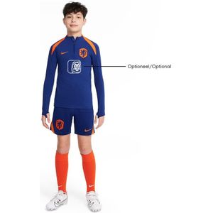 Nike Nederland Strike Trainingstrui Set 1/4-Zip 2024-2026 Kids Blauw Oranje