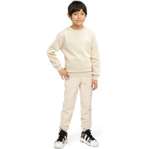 Nike Sportswear Club Fleece Crew Trainingspak Kids Lichtbeige Wit