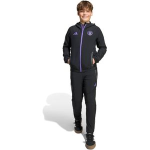 adidas Manchester United Vis Tech Trainingspak Full-Zip Kids Zwart Paars