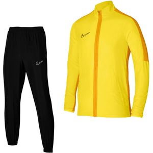 Nike Dri-FIT Academy 23 Woven Trainingspak Full-Zip Geel Goud Zwart