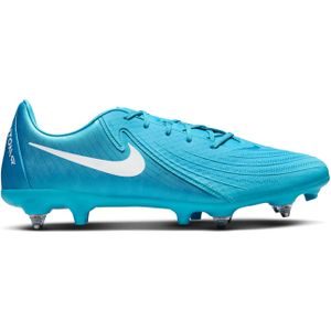 Nike Phantom GX II Academy IJzeren-Nop Voetbalschoenen (SG) Anti-Clog Blauw Wit