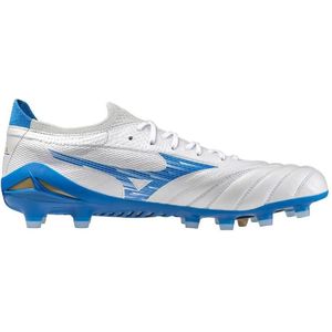 Mizuno Morelia Neo IV Beta Elite Gras Voetbalschoenen (FG) Wit Blauw