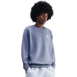 Nike - Sportswear Club Fleece Crew Sweater - Lichtpaars - Wit