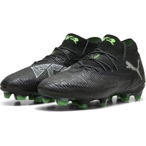 PUMA Future 8 Ultimate Gras Voetbalschoenen (FG) Zwart Grijs Groen