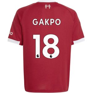 adidas Liverpool Gakpo 18 Thuisshirt 2025-2026 Kids