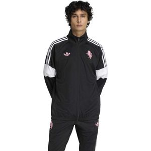 adidas Juventus Lifestyler Trainingsjack Zwart Wit Roze