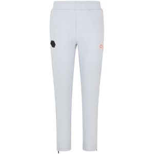 Cruyff Icon Trainingsbroek Kids Lichtgrijs Oranje