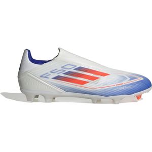 adidas F50 League Veterloze Gras Voetbalschoenen (FG) Wit Rood Blauw