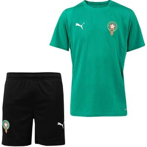 PUMA Marokko Trainingsset 2024-2026 Kids Groen Zwart Zilver