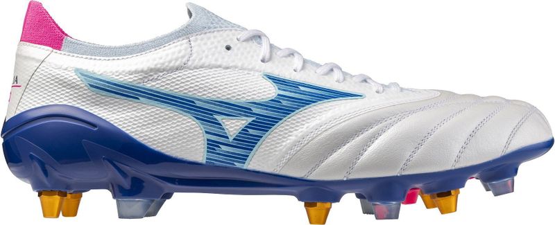 Mizuno MORELIA NEO IV BETA ELITE MIX Voetbalschoenen Wit/Tanager Turquoise/Roze Tetra Dames/Heren Maat 40