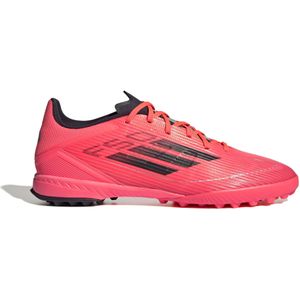 adidas F50 League Turf Voetbalschoenen (TF) Felrood Zwart Zilver