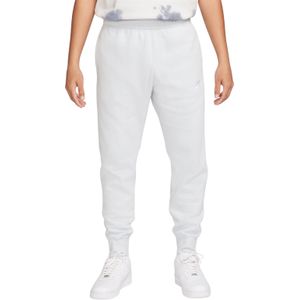 Nike Sportswear Club Fleece Joggingbroek Lichtgrijs Wit