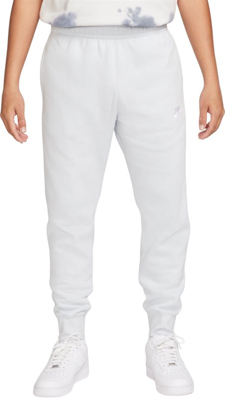 Nike Sportswear Club Fleece Joggingbroek Lichtgrijs Wit