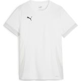 Puma - Sporttop - Wit/Zwart/Grijs - Regular Fit - Korte Mouwen