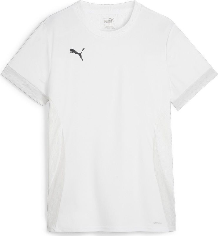 Puma - Sporttop - Wit/Zwart/Grijs - Regular Fit - Korte Mouwen