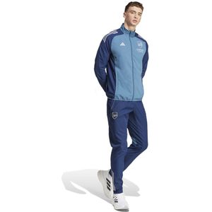 adidas Arsenal Presentatie Trainingspak Full-Zip 2025-2026 Blauw Donkerblauw Wit