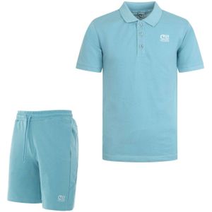 Cruyff Energized Polo Zomerset Lichtblauw Wit