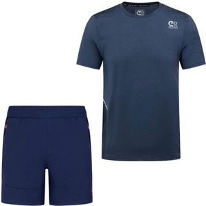 Cruyff Recovery Trainingsset Donkerblauw Zwart Zilver Roze