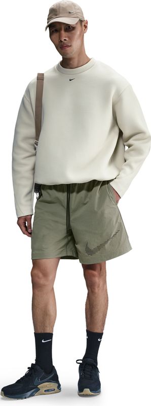 Nike - Tech Sportswear - Broekje - Grijsgroen Zwart - Nylon Elastaan