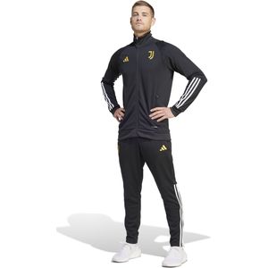 adidas Juventus Trainingspak Full-Zip 2023-2024 Zwart Geel Wit