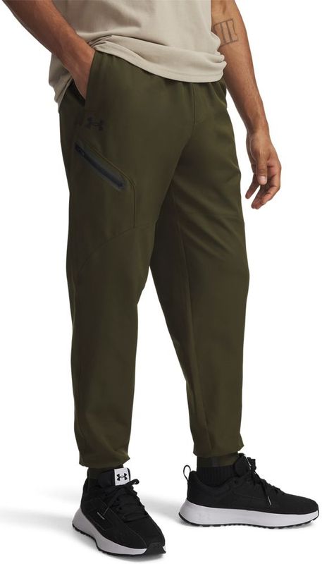 Under Armour - Unstoppable Woven - Trainingsbroek - Groen Zwart