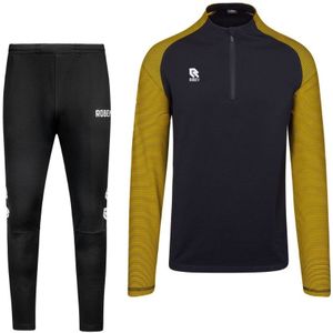 Robey Performance Half-Zip Trainingspak Kids Zwart Geel