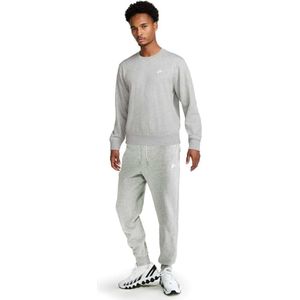 Nike Sportswear Club Fleece Crew Joggingpak Grijs Wit