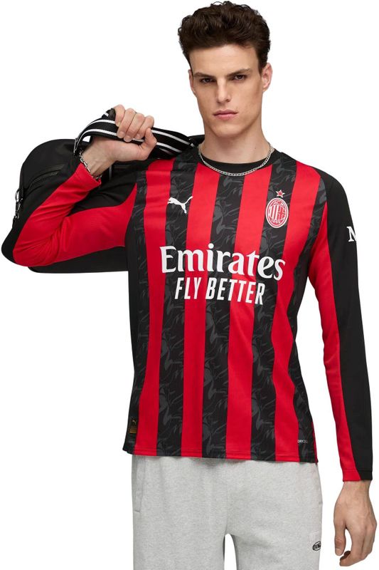 PUMA - AC Milan Thuisshirt - Rood - 100% Gerecycled Polyester