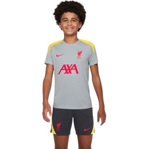 Nike Liverpool Strike Trainingsset 2024-2025 Kids Grijs Donkergrijs Geel Rood