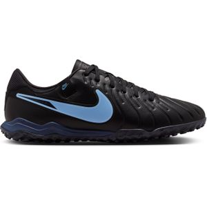Nike Tiempo Legend 10 Academy Turf Voetbalschoenen (TF) Zwart Lichtblauw