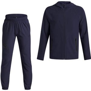 Under Armour Unstoppable Trainingspak Full-Zip Kids Donkerblauw