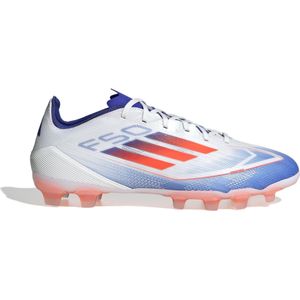 adidas F50 Pro Gras / Kunstgras Voetbalschoenen (MG) Wit Rood Blauw