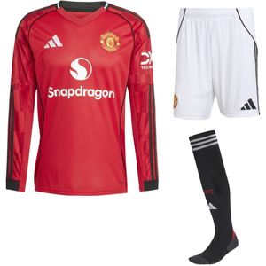 adidas Manchester United Thuistenue Lange Mouwen 2025-2026